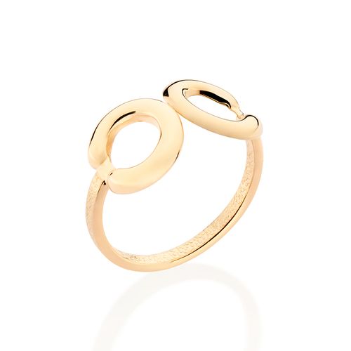 GOLD HORSE SHOE RING