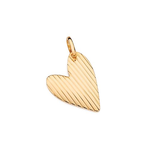 GOLD FOLLOW YOUR HEART PENDANT