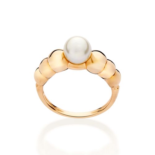 GOLD PEARLED WAY RING