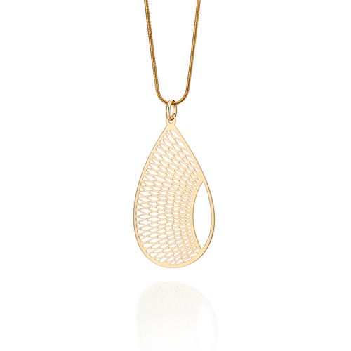 GOLD WATER DROP PENDANT