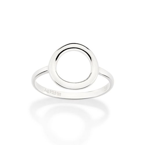 SILVER 925 HOLLOW CIRCLE RING