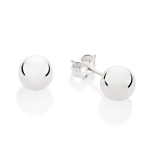 SILVER 925 SPHERE STUD EARRINGS