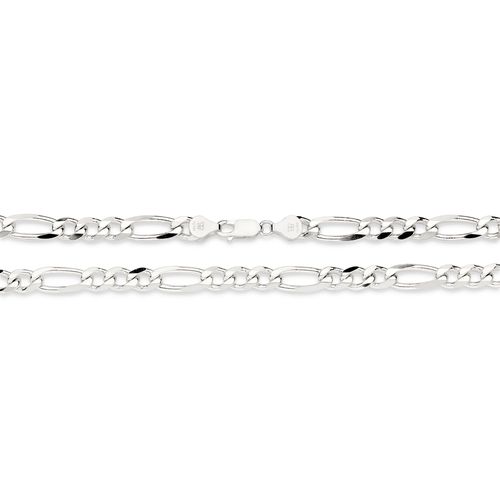 SILVER LARGE FIGARO LINK CHAIN XLARGE