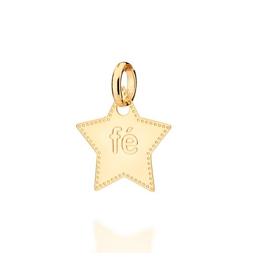 GOLD FÉ (FAITH) STAR PENDANT