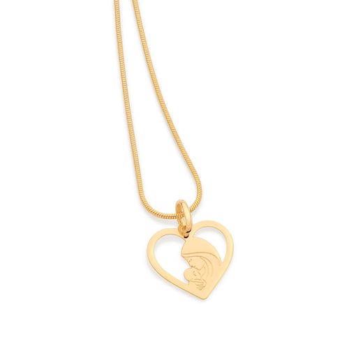 GOLD A MOTHER’S HUG PENDANT