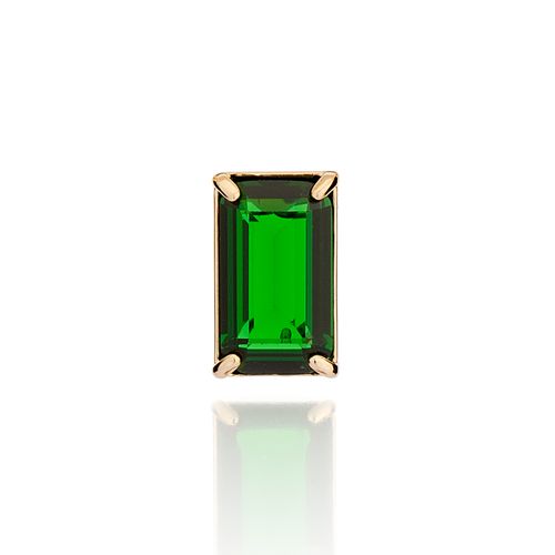 GOLD MEN'S EMERALD PENDANT