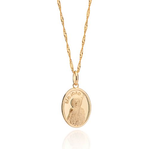 GOLD SAINT JOHN PENDANT