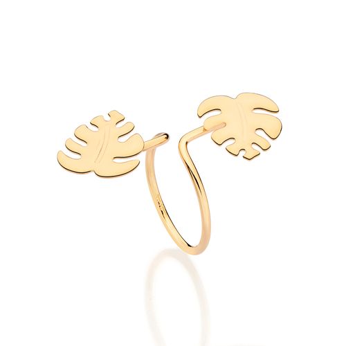 GOLD LEAF ADJUSTABLE RING