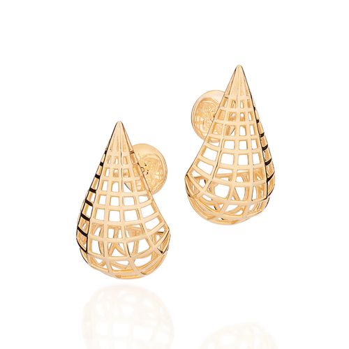 GOLD WATER DROPLET EARRINGS