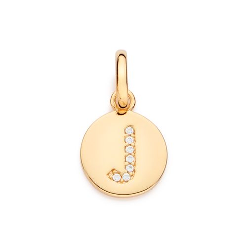 GOLD EVERYDAY INITIAL PENDANT  -LETTER J