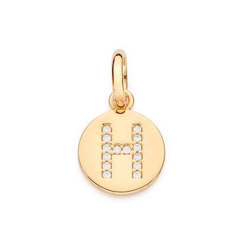 GOLD EVERYDAY INITIAL PENDANT  -LETTER H