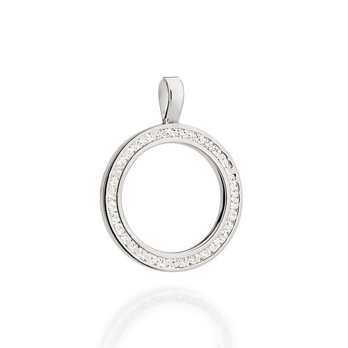 SILVER 925 HOLLOW CIRCLE PENDANT