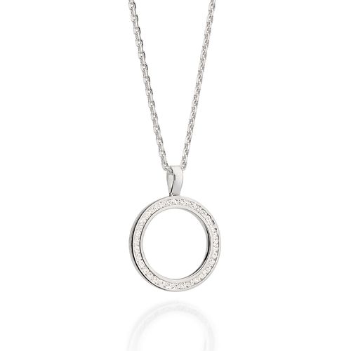 SILVER 925 HOLLOW CIRCLE PENDANT