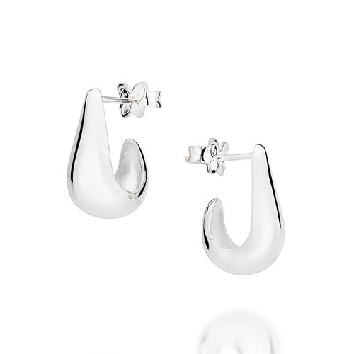 SILVER 925 SMALL DROPLET EARRINGS