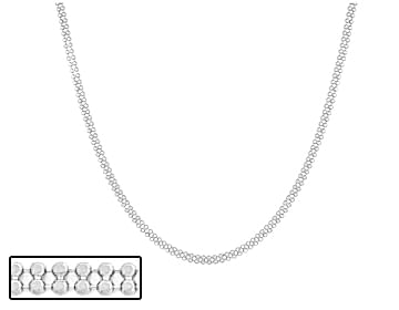 Necklaces and Chains  RHODIUM PLATED