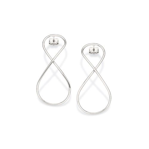 PLATINUM ETERNITY EARRING