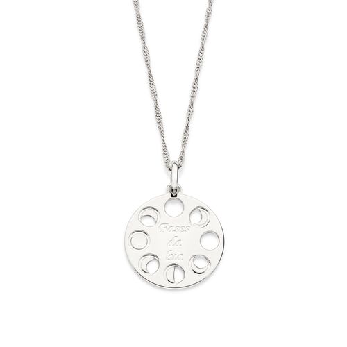 PLATINUM MOON PHASES PENDANT