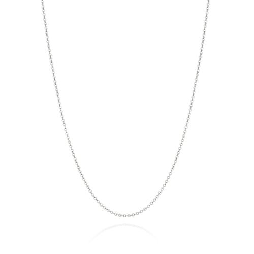 PLATINUM CABLE LINK CHAIN NECKLACE - 80CM (31.5IN)