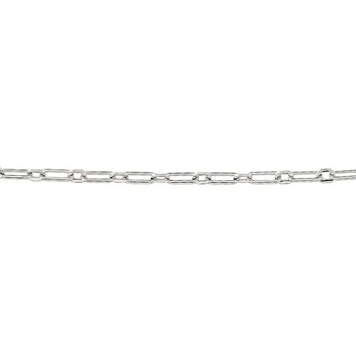 PLATINUM MEN'S PAPER CLIP CHAIN