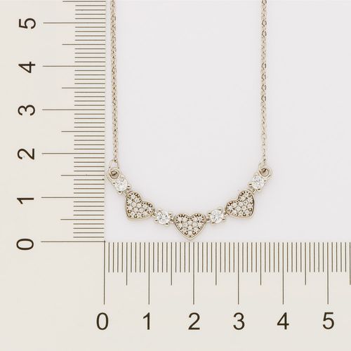 PLATINUM LOVELY HEART NECKLACE