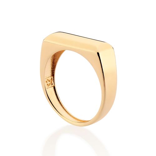 GOLD MEN’S RECTANGULAR RING