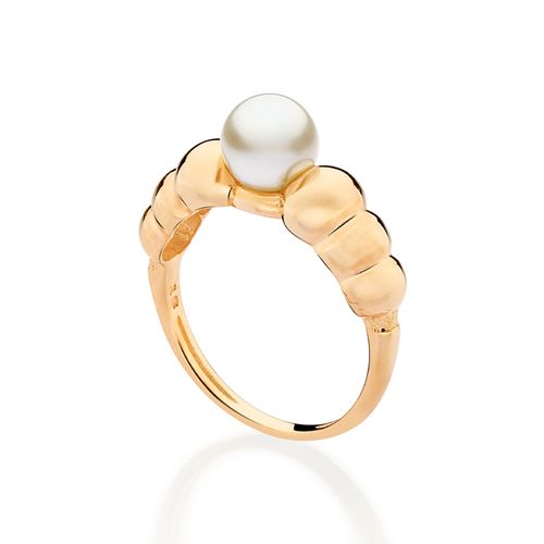 GOLD PEARLED WAY RING