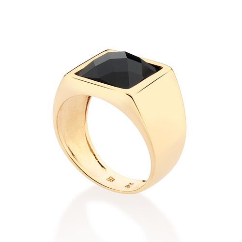 GOLD MEN'S DARK NIGHT RING