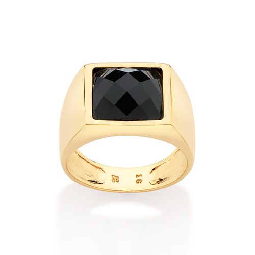 GOLD MEN'S DARK NIGHT RING