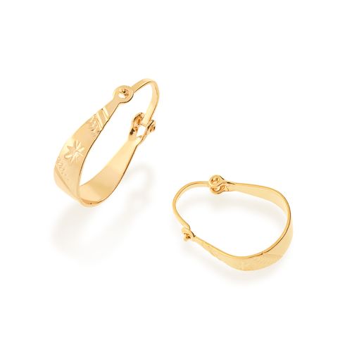 GOLD KID'S EARRING