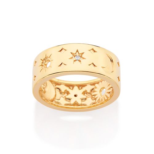 GOLD CONSTELLATION RING