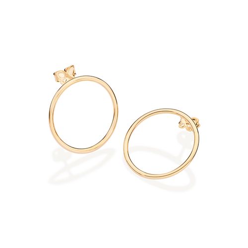 GOLD CIRCLE EARRINGS