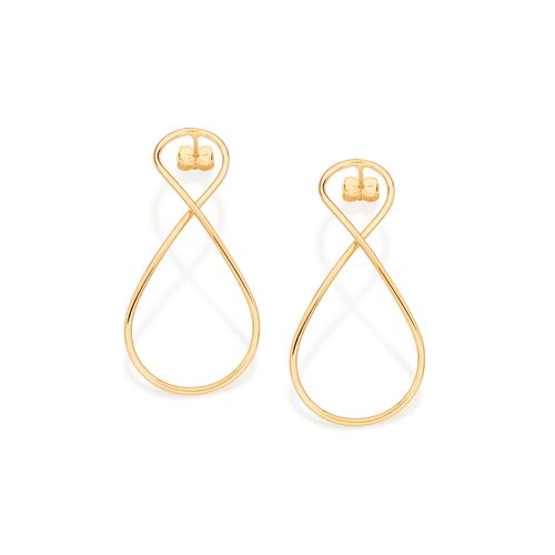 GOLD ETERNITY EARRING