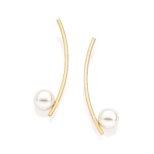 GOLD PEARL OF THE OCEAN EARRINGS