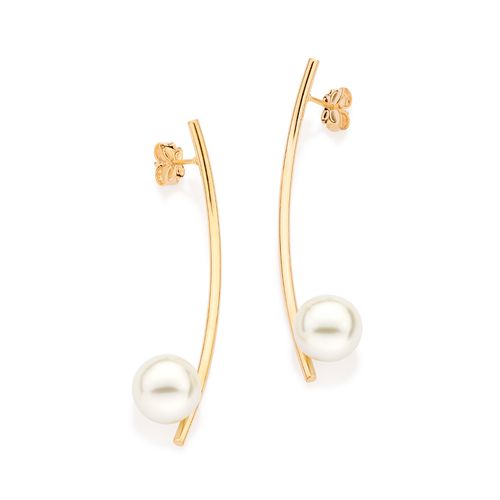 GOLD PEARL OF THE OCEAN EARRINGS