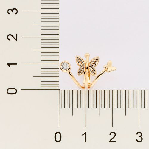 GOLD BUTTERFLIES EAR CUFF