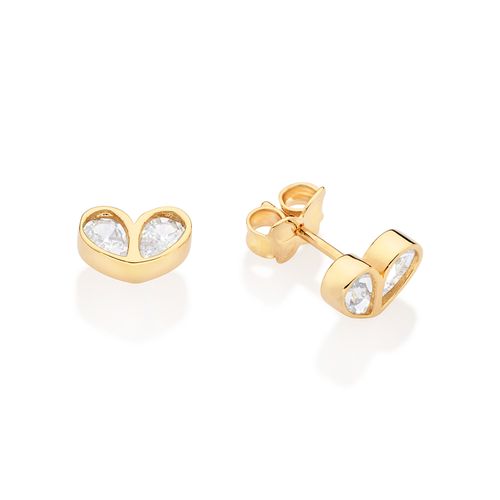 GOLD EMPOWER STUD EARRINGS