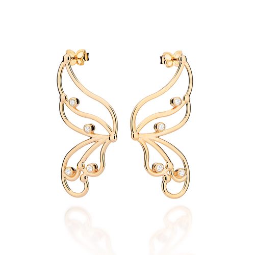 GOLD ULTIMATE BUTTERFLY MAXI EARRINGS