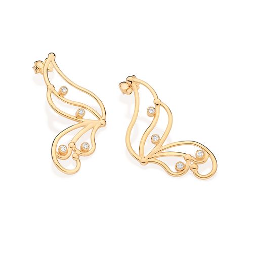 GOLD ULTIMATE BUTTERFLY MAXI EARRINGS