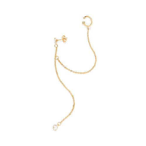 GOLD POINT OF LIGHT EAR CUFF