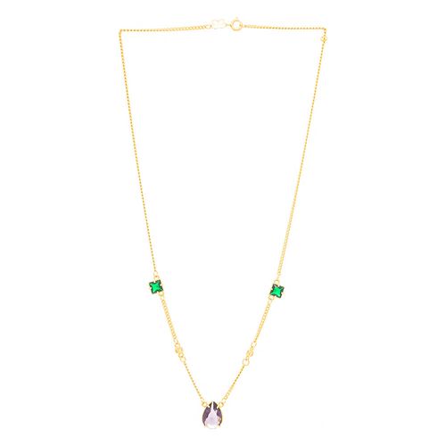 GOLD ULTRA VIOLET NECKLACE