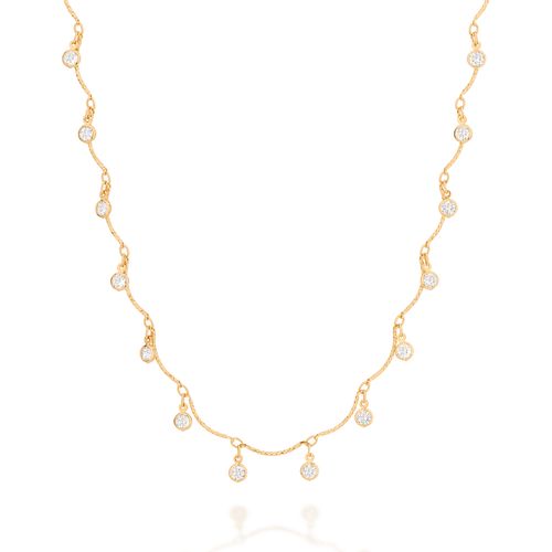 GOLD MULTIPLE POINT OF LIGHT NECKLACE