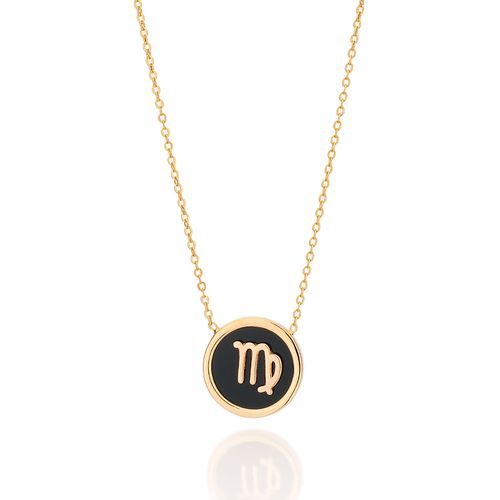 GOLD VIRGO NECKLACE