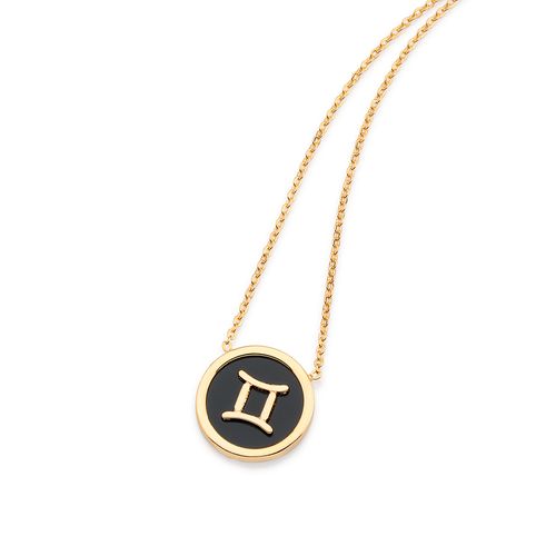 GOLD GEMINI NECKLACE