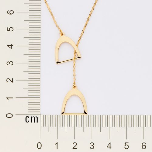 GOLD BUCKLE NECKLACE