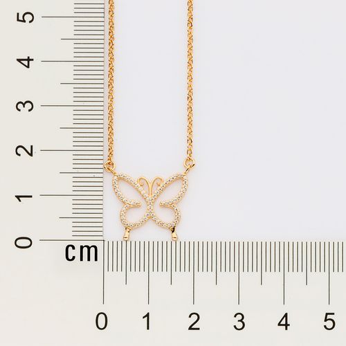 GOLD BUTTERFLY NECKLACE