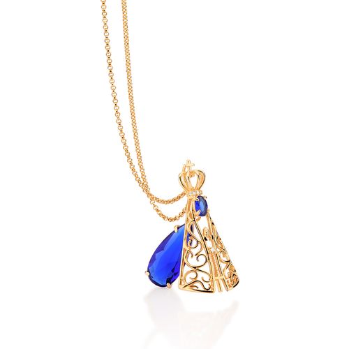 GOLD OUR LADY REVEALED NECKLACE