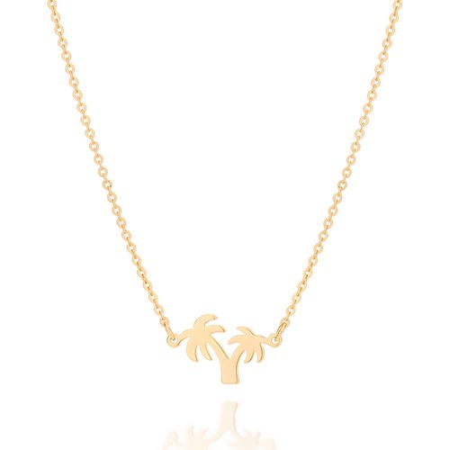 GOLD PALM TREE NECKLACE