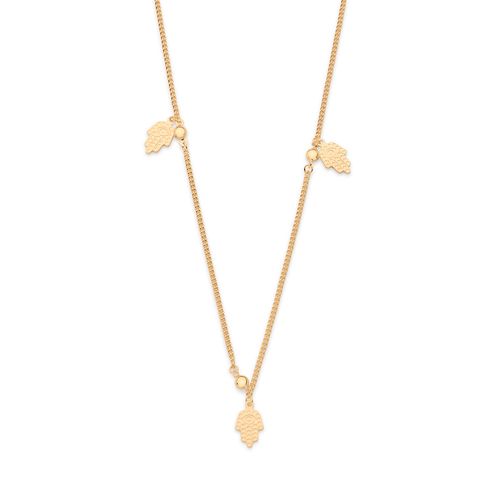 GOLD HAMSA HAND NECKLACE