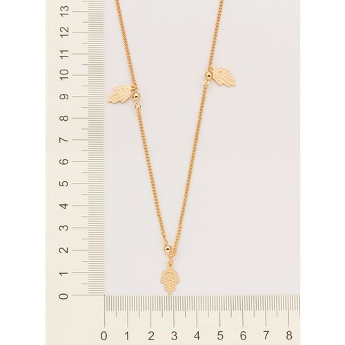 GOLD HAMSA HAND NECKLACE