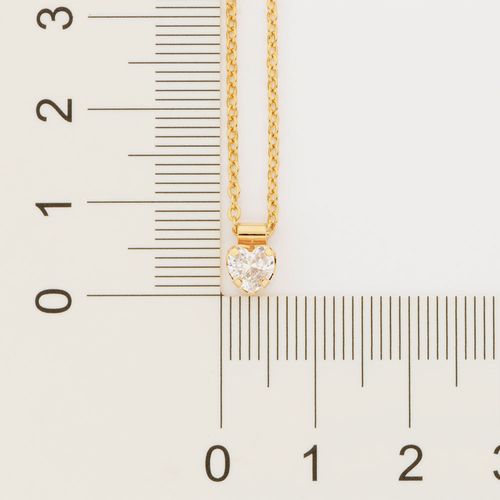 GOLD MOMMY NECKLACE IN WHITE